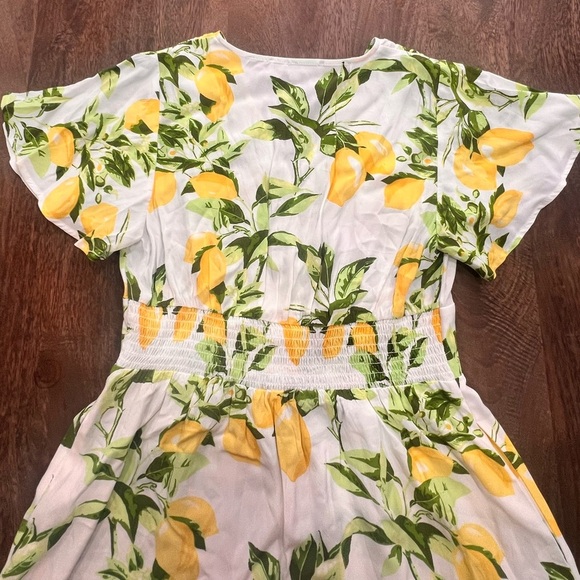 Loft Petite Summer Dress, Flutter V-neck, Pocket Dress, Size 8P - Picture 6 of 6